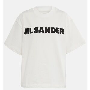 JIL SANDER logo printed tee shirt
